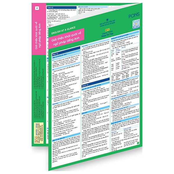 Sách  English At A Glance - Giới Thiệu Khái Quát Về Ngữ Pháp Tiếng Anh