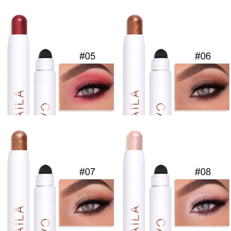 Set 12 Phấn Mắt Dạng Thỏi Có Nhũ Lấp Lánh YOUYO