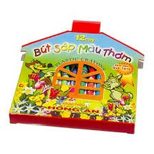 Chì màu sáp 12M, Hồng Ân (nhà)