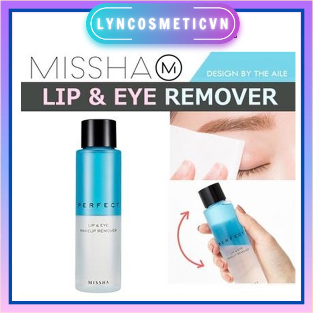 TẨY TRANG MẮT MÔI MISSHA PERFECT LIP &amp; EYE MAKEUP REMOVER