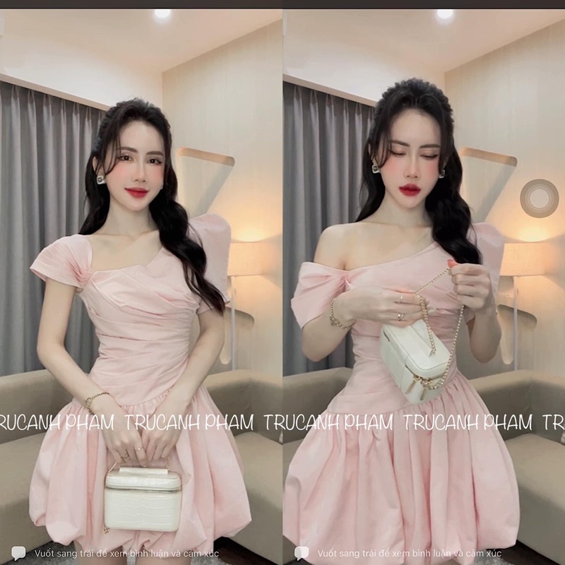 Váy tacta xếp ly chân rúm sang chảnh 👏