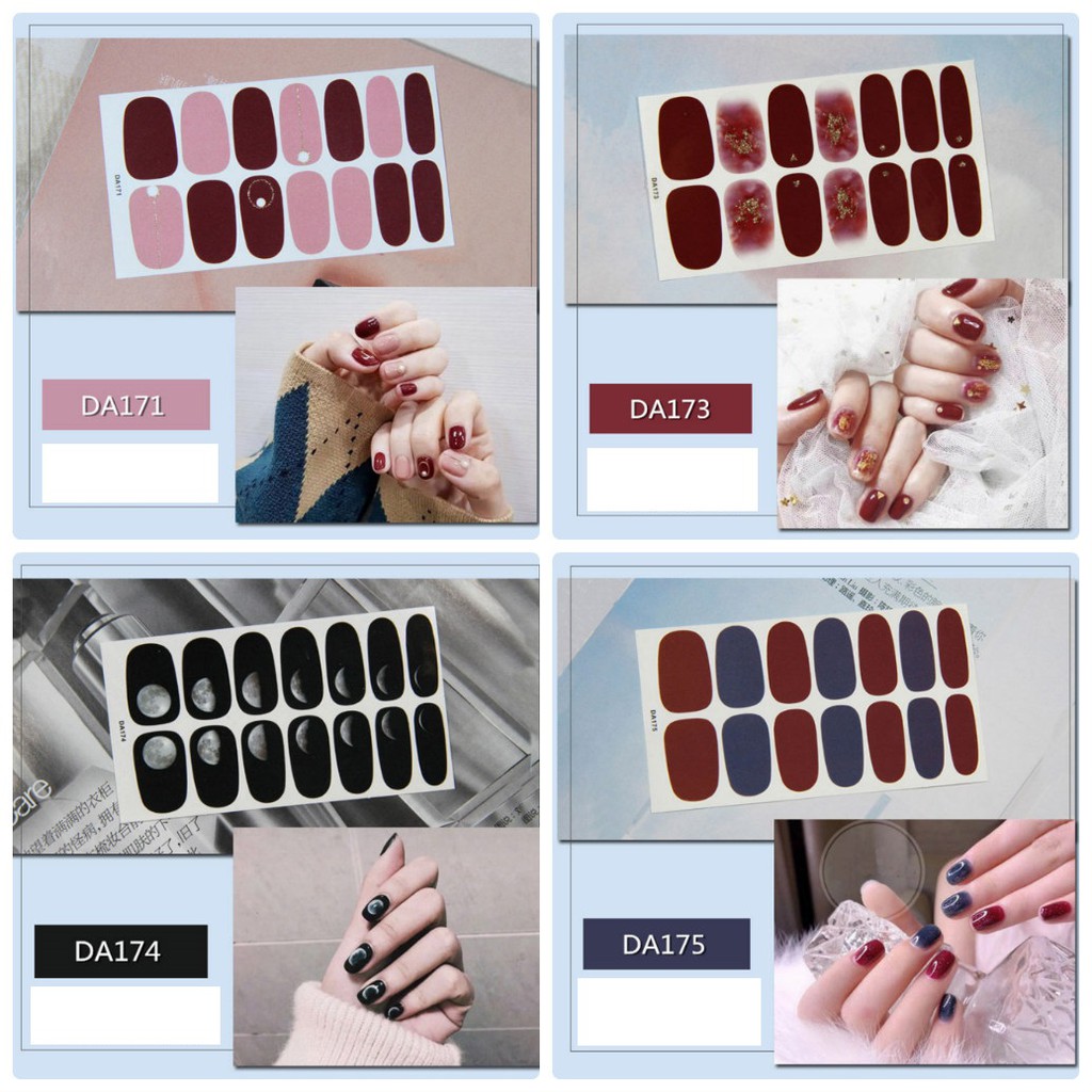 Sticker dán móng tay không thấm nước P3 - Nail Sticker