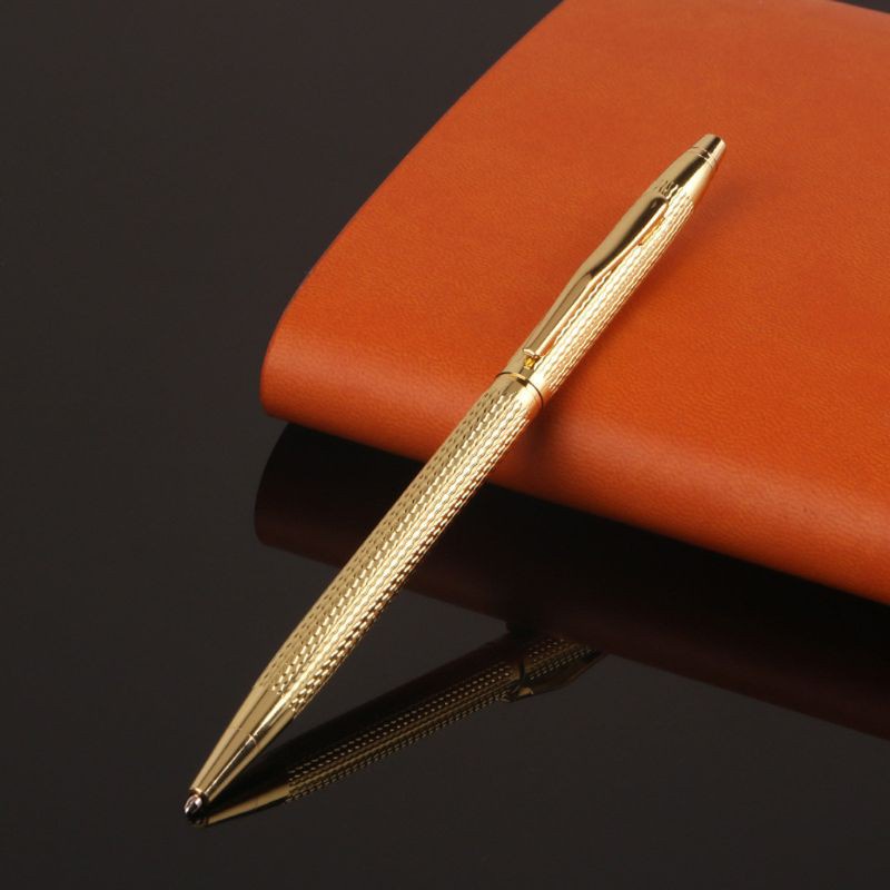 Bút Bi Mực Đen Bằng Kim Loại Sang Trọng Cho Văn Phòng