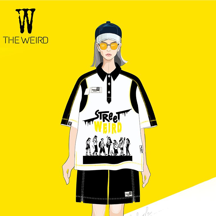 LOCAL BRAND Áo Polo The Weird Tay Lỡ Form Rộng Unisex Oversize ATK374