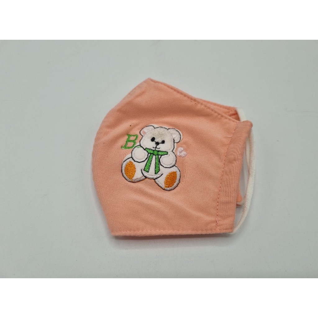 Khẩu trang vải cho bé mầm non chất cotton mềm mịn 3315
