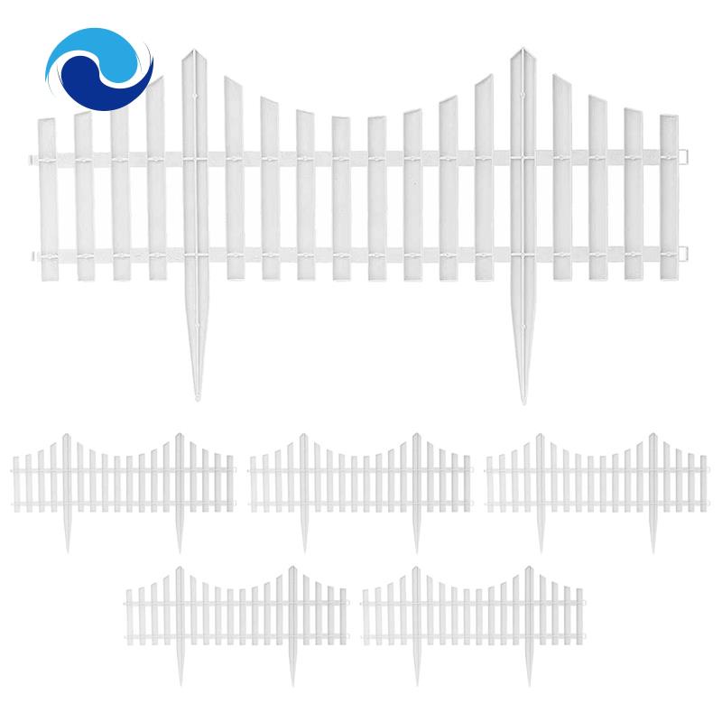 Set 6 Hàng Rào Nhỏ Bằng Nhựa Dùng Trang Trí Sân Vườn/Nhà Trẻ DIY