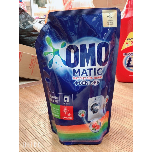 Túi Nước giặt Omo Matic dành cho máy giặt cửa trước túi 2kg