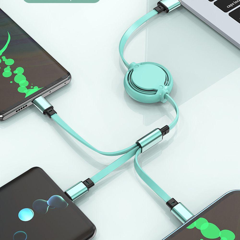 Cáp Sạc USB 3 Trong 1 Chất Lượng Cao Cho Điện Thoại