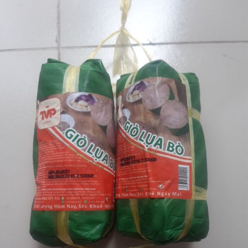 giò lụa bò ( chả bò )