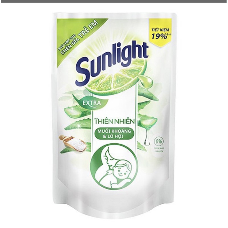 nước rửa chén sunlight thiên nhiên túi 750g