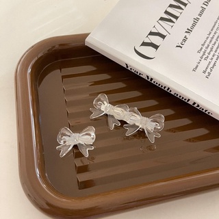 Kẹp tóc, cặp tóc trong suốt hình chiếc nơ dễ thương | candylab.official