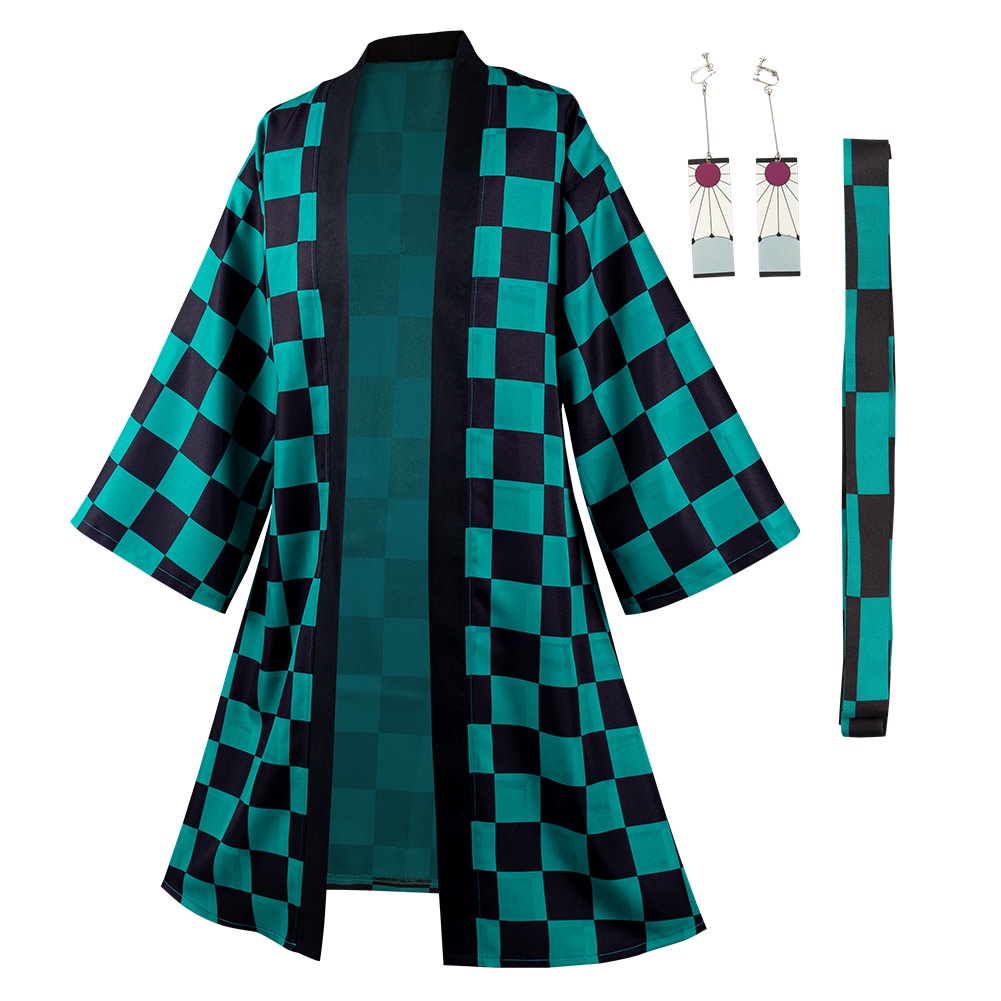 Bộ Trang Phục kimono Hóa Trang Nhân Vật kamado tanjirou
