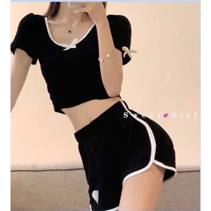 [Rẻ vô địch] Quần sooc đùi tim chất cotton freesize 38-65kg | BigBuy360 - bigbuy360.vn