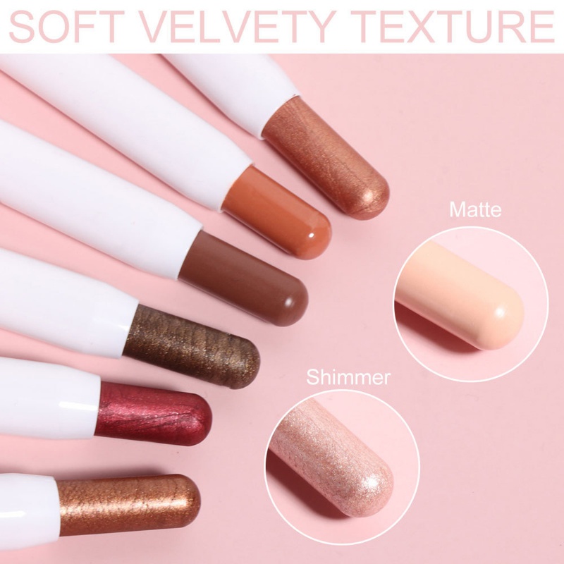 Phấn Mắt Dạng Thỏi Hai Đầu 12 Màu Sắc Tùy Chọn Chống Thấm Nước Lâu Trôi