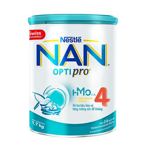 NHẬN 2 QUÀ 0Đ [Tặng 1 Bộ đồ chơi rửa chén] Combo 3 Lon Sữa Bột Nestle NAN Optipro 4 1,7kg/lon