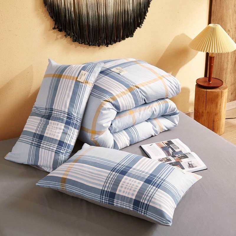 Bộ Chăn Ga Gối COTTON TICI ( tặng kèm vỏ gối ôm )