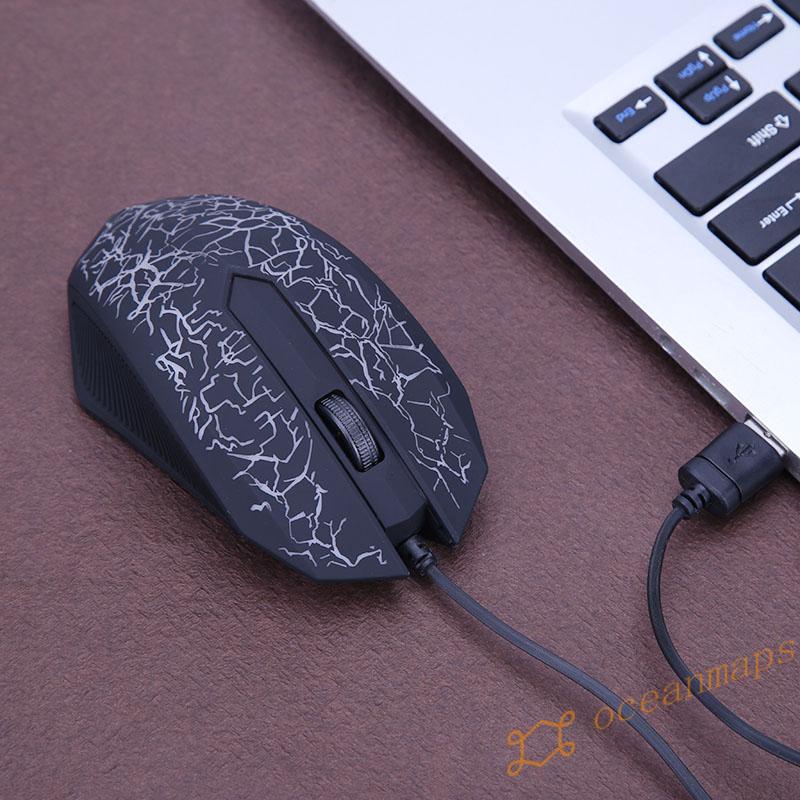 (3C) Chuột Gaming 3 Nút 2400dpi Có Đèn Nền | WebRaoVat - webraovat.net.vn