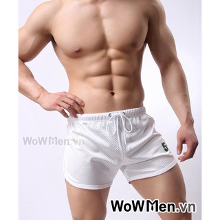Quần Short Nam Thun Ren Trắng - M5