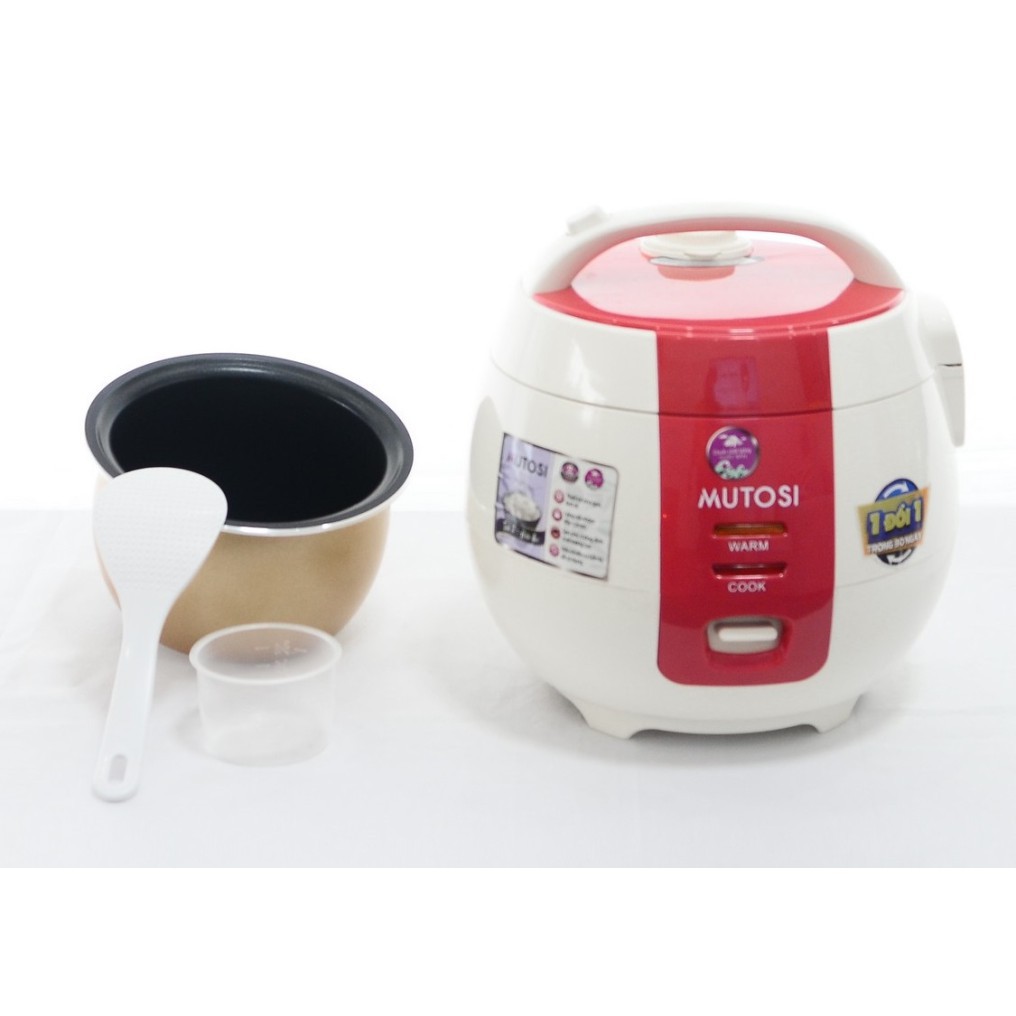 Nồi cơm điện công nghệ Nhật Bản 1.2 lít nhiều màu MUTOSI MR-12 cho cả nhà | BigBuy360 - bigbuy360.vn