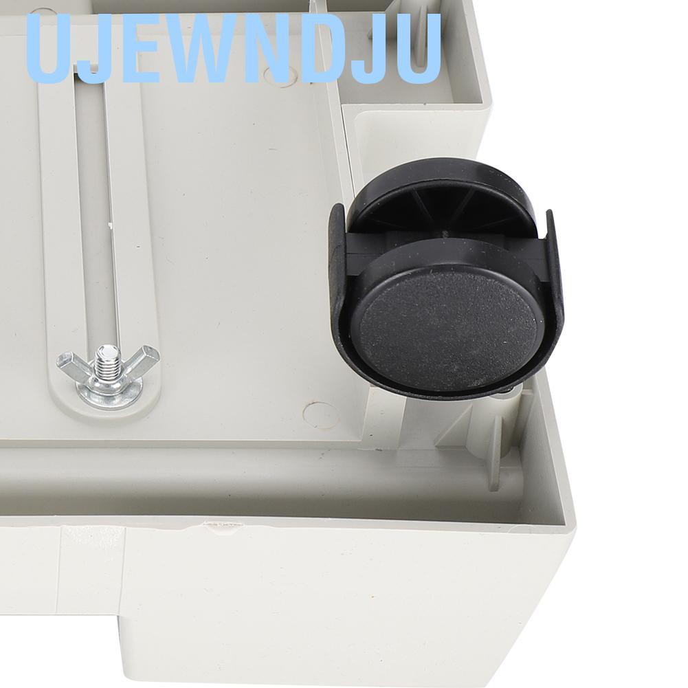 Ujewndju CPU Stand Office Desktop Mobile Bracket 4 Rolling Caster Wheels Heat Dissipation