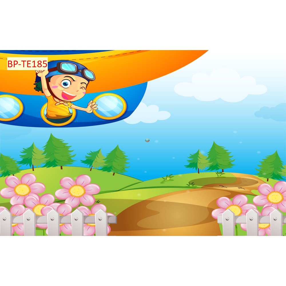 Tranh Dán Tường Giành Cho Trẻ Em HÌNH HOẠT HÌNH Khổ Lớn, IN THEO YÊU CẦU, KHÔNG GIỚI HẠN KÍCH THƯỚC