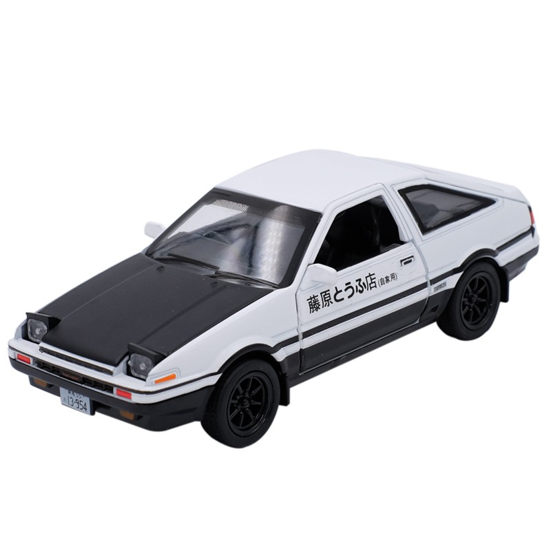Ban Đầu D TOYOTA TOYOTA AE86 Xe Thể Thao Hợp Kim Xe Ô Tô Mẫu 1: 28 Kéo Lại Âm Thanh Ánh Sáng Mở Cửa Bé Trai Trẻ Em Đồ Chơi Hợp Kim Trang Trí Ô Tô Bộ Sưu Tập Quà Tặng Đồ Trang Trí