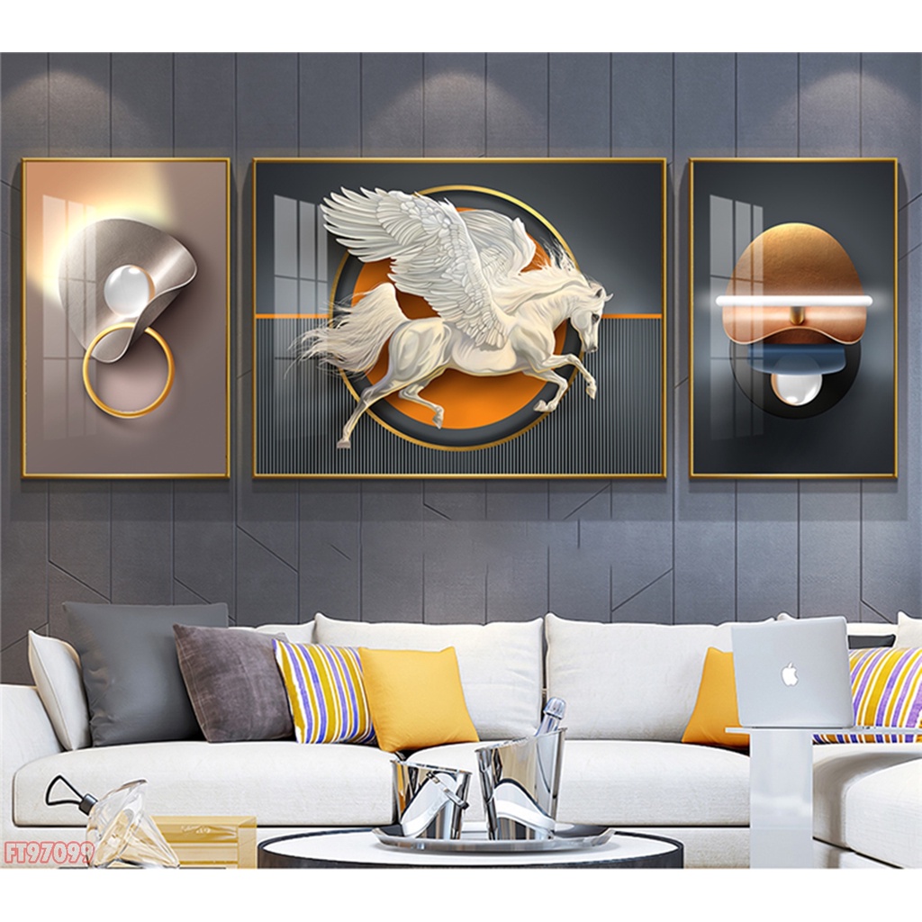 Tranh tráng gương in UV 5D Mica bóng mịn Joce.Decor, tranh treo tường decor bền đẹp 40 năm