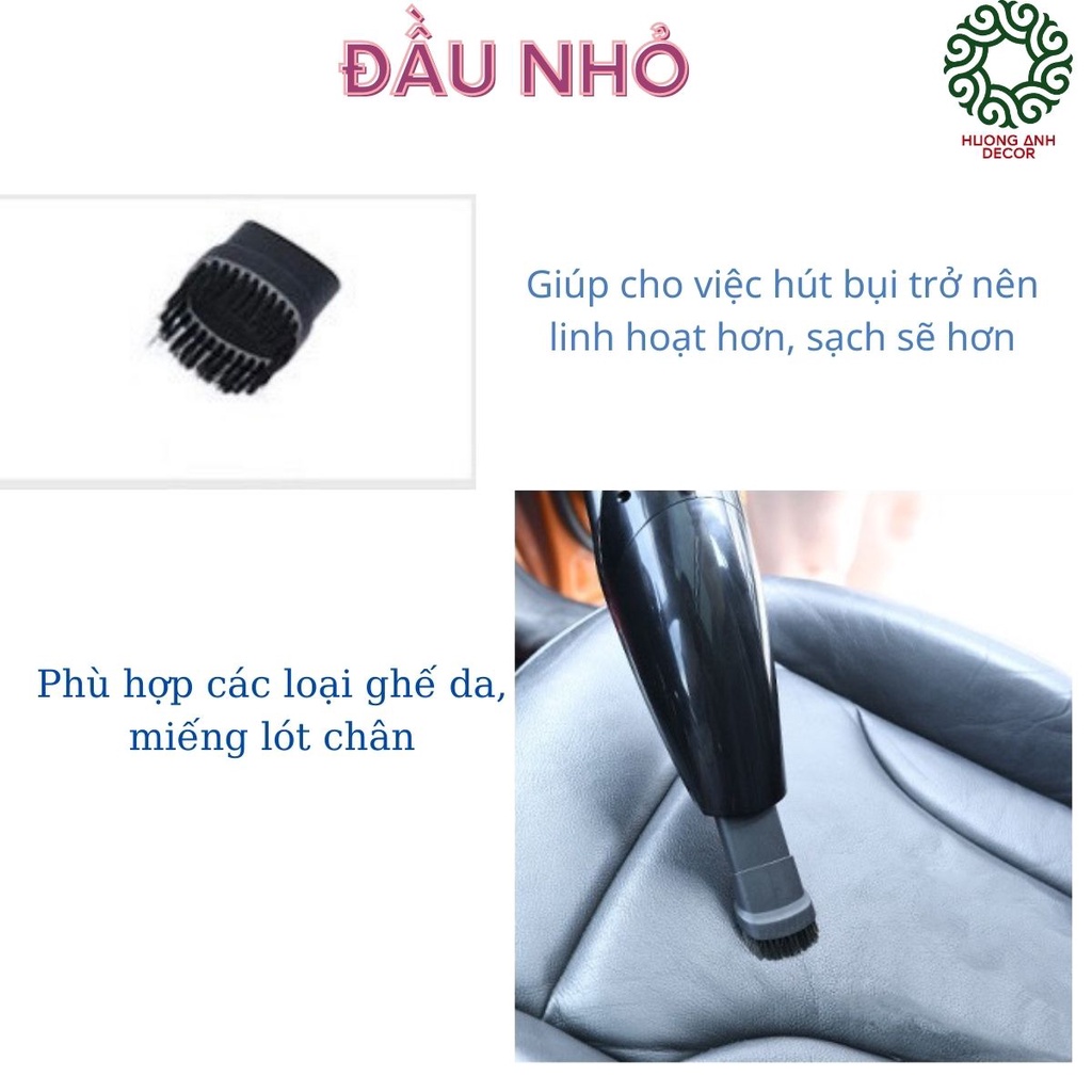 Máy hút bụi cầm tay mini không dây cao cấp dành cho ô tô và gia đình Hương Anh Decor