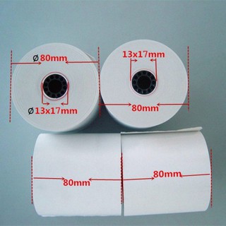 Combo 10 cuộn giấy in bill in nhiệt k80 80x80