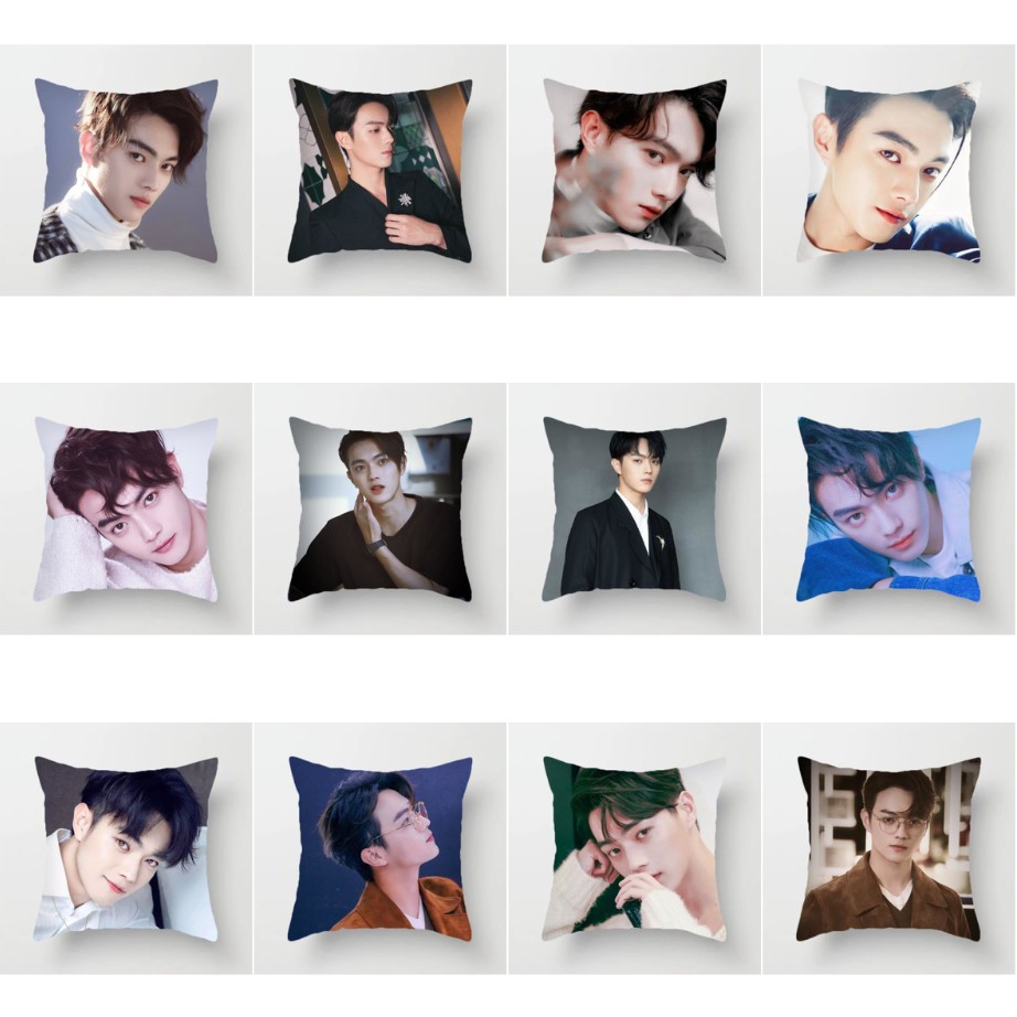 (nhiều mẫu) Gối IN HÌNH Hứa Khải gồm cả vỏ và ruột chất đẹp tiện lợi idol thần tượng cpop