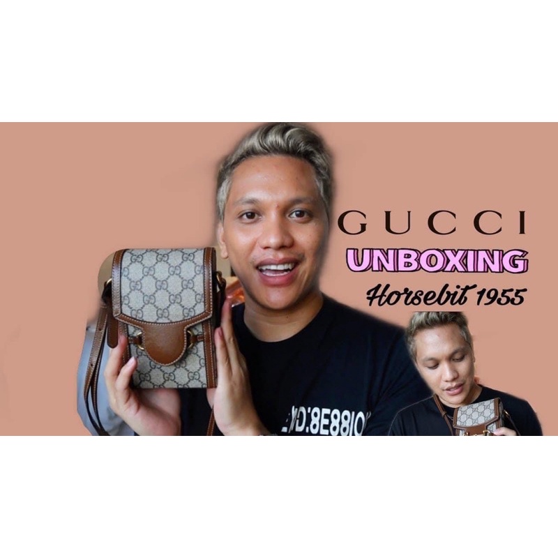 Túi đeo chéo đựng điện thoại Gc Horsebit 1955 phone bag Hàng đẹp fullbox size 18