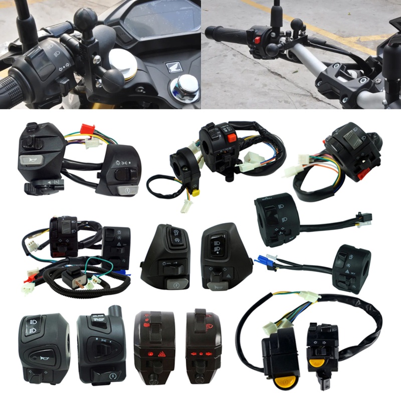 Công Tắc Đèn Pha / Còi / Đèn Xi Nhan Chống Thấm Nước 7 8 inch Cho Xe Mô Tô