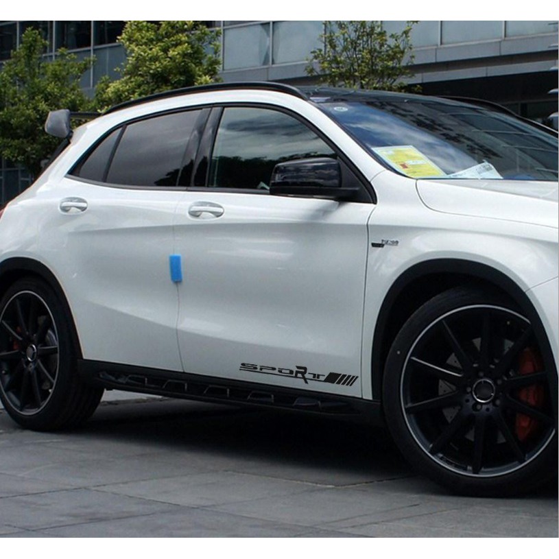 Bộ 2 tem dán cửa xe ô tô Sport 2
