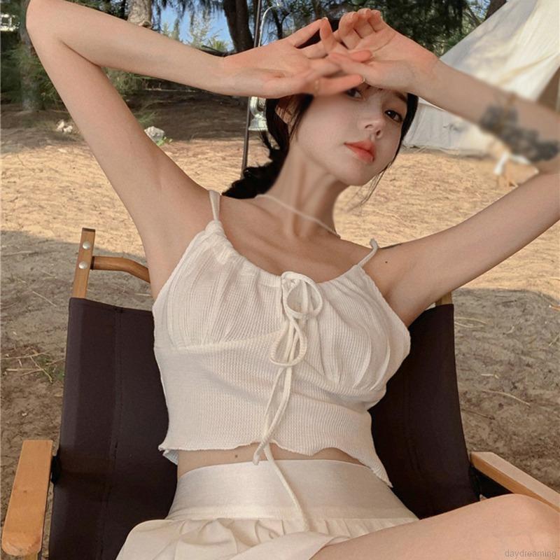 Áo Croptop Áo Tank Top Nữ Kẻ Sọc Dọc Thời Trang Mùa Hè Cho Nữ