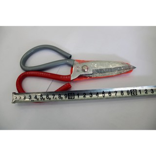 Kéo inox  cắt cành cán đỏ vàng