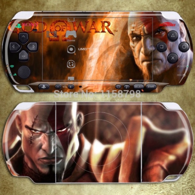Dán skin psp3000 giao hình ngẫu nhiên ,dán Skin dán decan PSP 3000