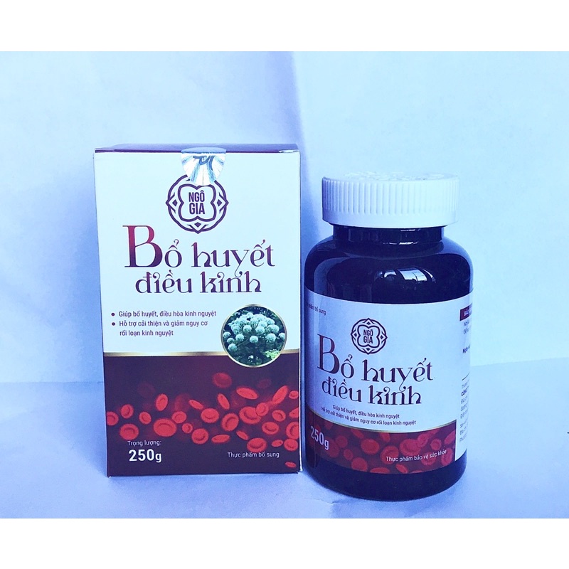 Bổ h uyế t đ iều k inh Ngô Gia HT- hỗ trợ bổ huyế.t, hoạt huyế.t..