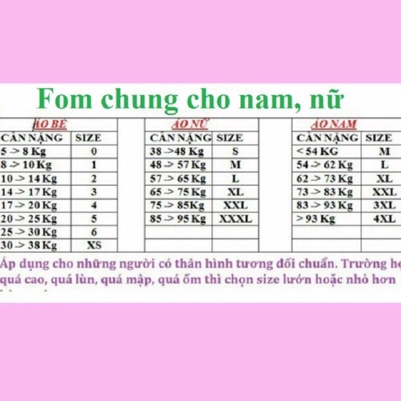 Áo gia đình Gấu con thun cotton loại 1 đủ màu size 6-110kg