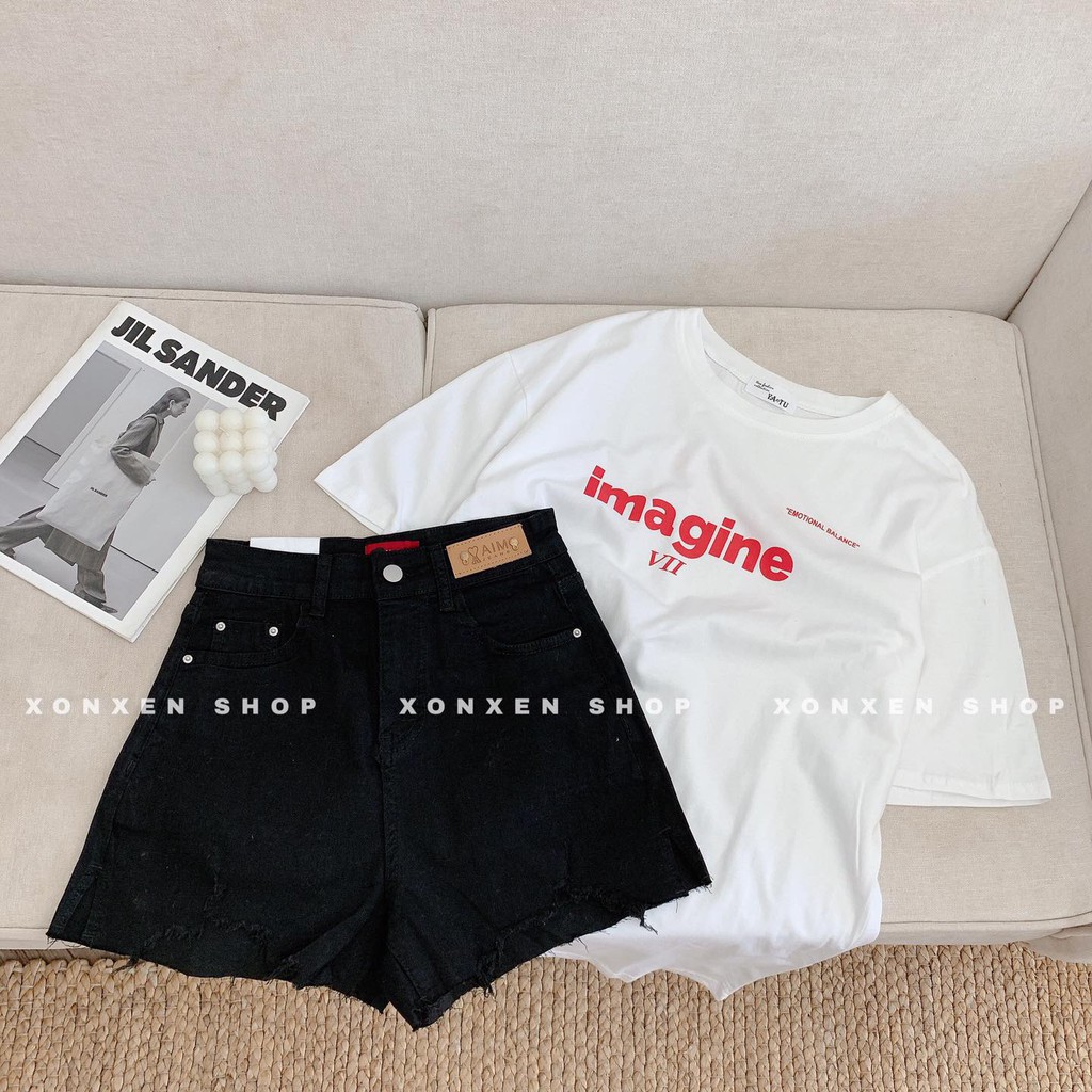 ÁO THUN NỮ XONXEN SHOP phom rộng chất cotton thoáng mát free size, mã 14