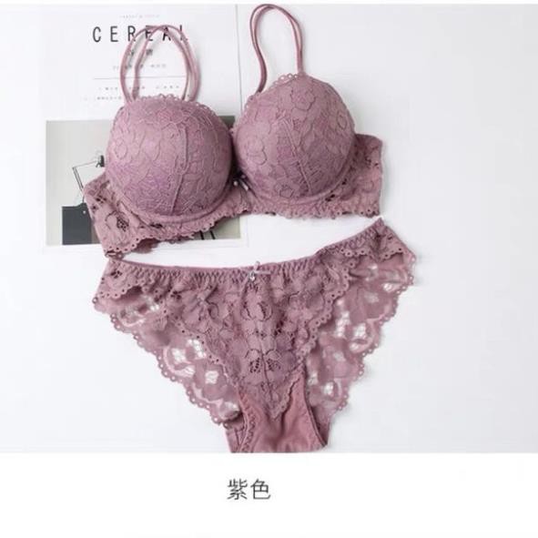 THANH LÝ - Bộ đồ lót ren có gọng đệm kép nâng ngực BL1390