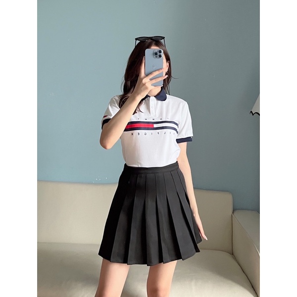 Áo polo phối cổ