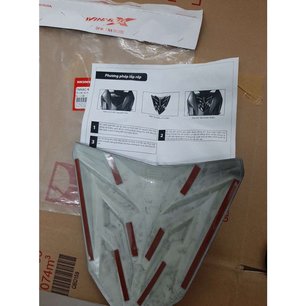 mặt nạ trang trí phụ kiện winner x v3 cacbon honda