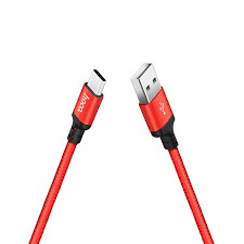 Cáp Sạc Type-C Dây Dù Hoco X14 Dài 1m ✓Sạc Type-C Chính Hãng