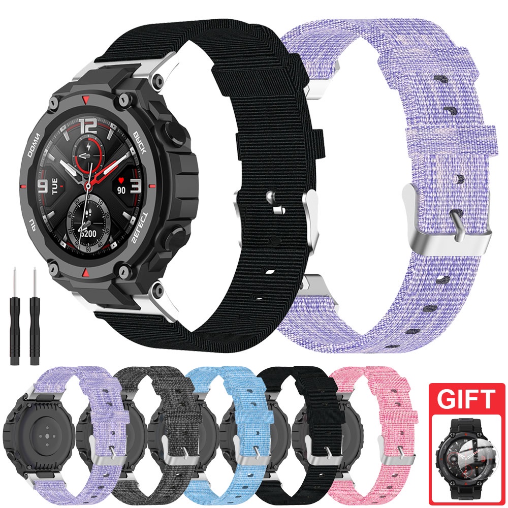 Dây Đeo Sợi Nylon Cho Đồng Hồ Thông Minh Xiaomi Huami Amazfit T-Rex / T Rex Pro