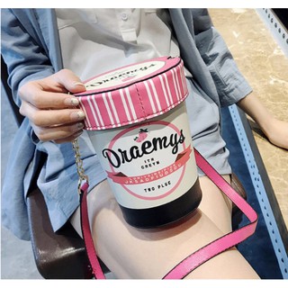 Túi Đeo Chéo  Hình Hộp Trà Sữa