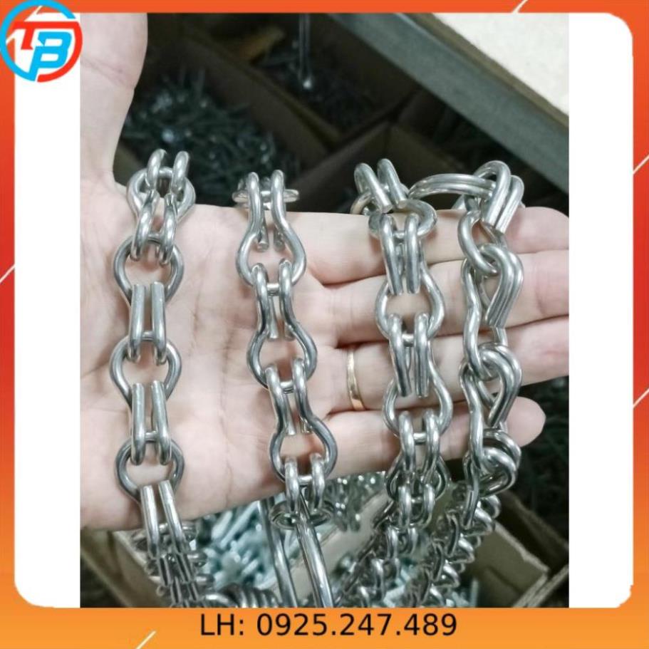 Dây xích cho mèo INOX - Số 6 - Dài 1.7 mét CÁP THÉP Thái Bình VinàN