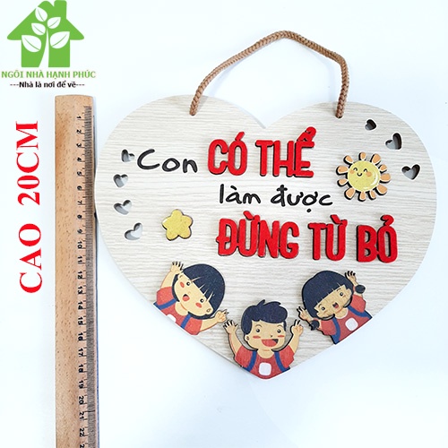 Bảng gỗ decor phòng ngủ, Bảng gỗ treo cửa trang trí cho ngôi nhà thân yêu của ban, mẫu BM_186