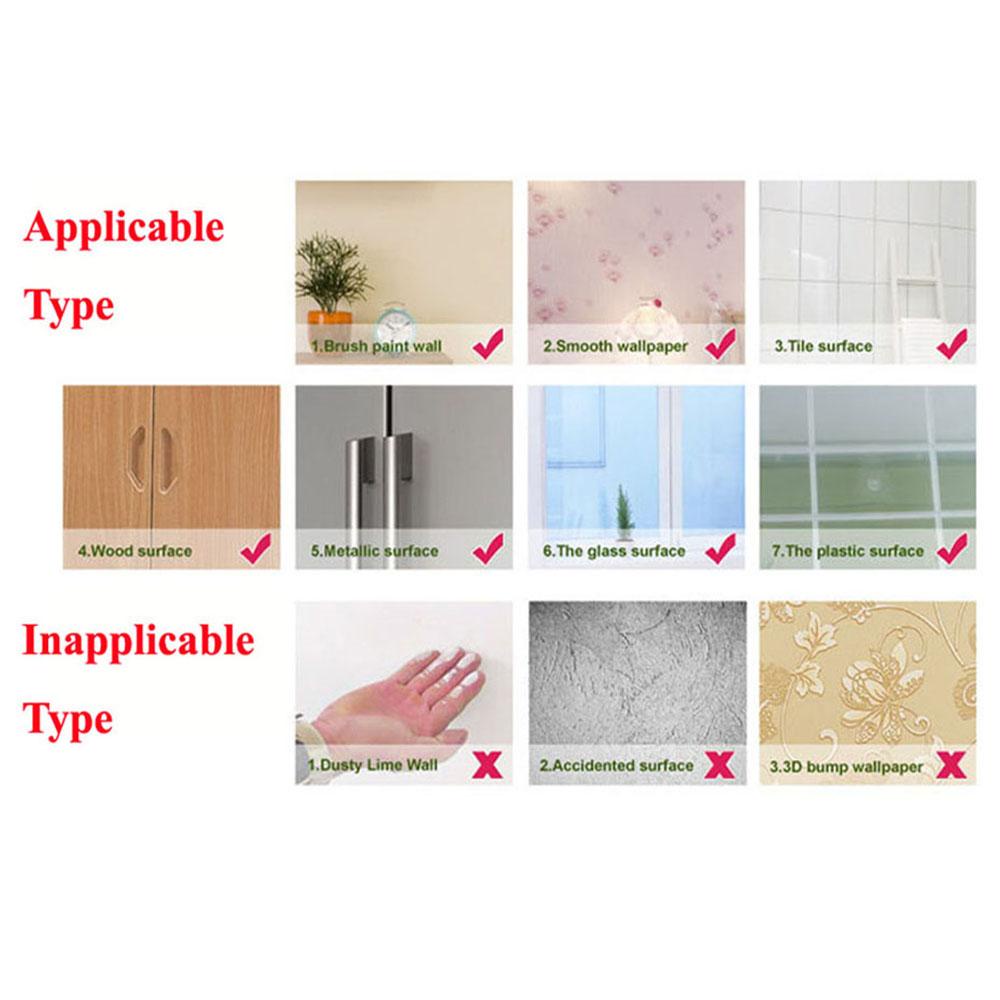 DORAW Miếng Dán Trang Trí Cửa Nhà Vệ Sinh Tháo Được Thời Trang