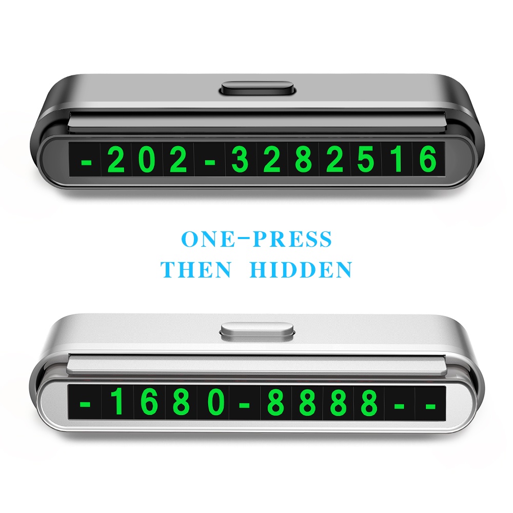 Bảng số điện thoại đỗ xe hơi tạm thời tiện dụng