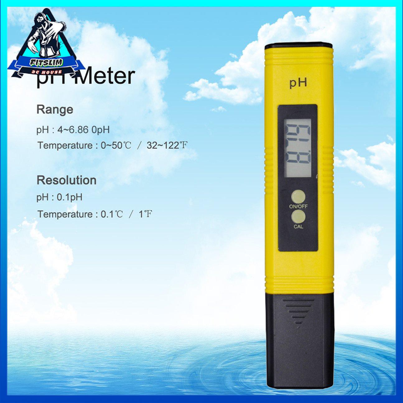 Máy đo nhiệt độ PH EC cầm tay Dụng cụ đo nước